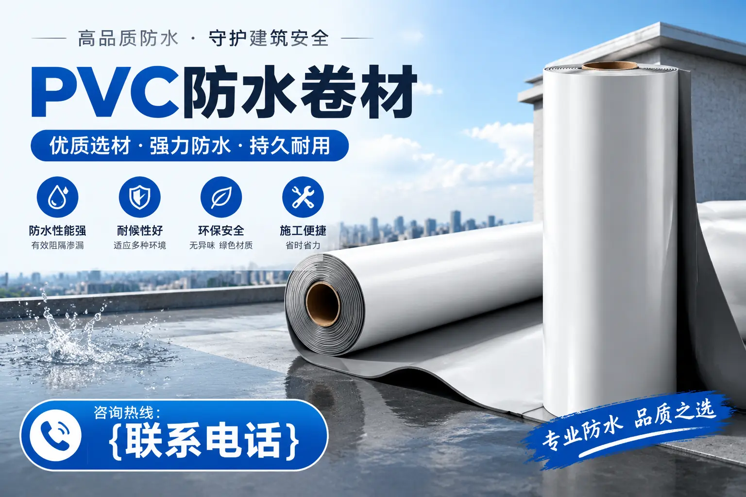 PVC防水卷材的选购技巧与注意事项,助您在马鞍山找到合适产品