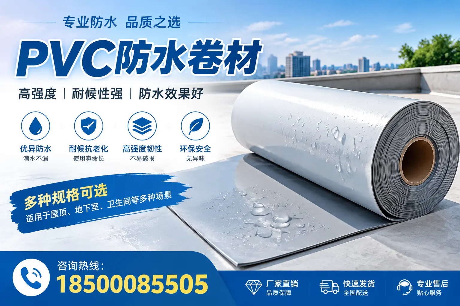 选用PVC防水卷材时需要避开的常见误区,特别是在马鞍山