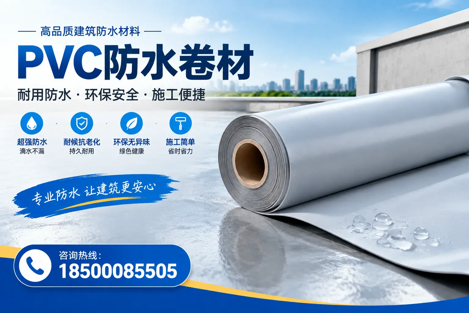 PVC防水卷材选型对比：如何做出明智选择？马鞍山指南